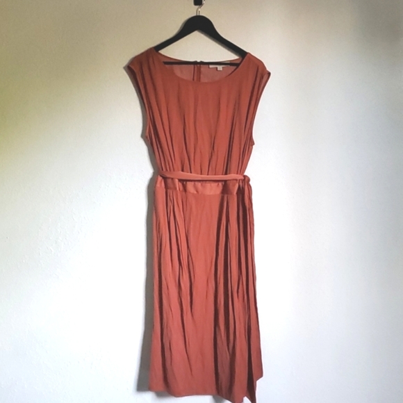 LOFT Dresses & Skirts - Loft Plus Deep Coral Empire Dress 16
